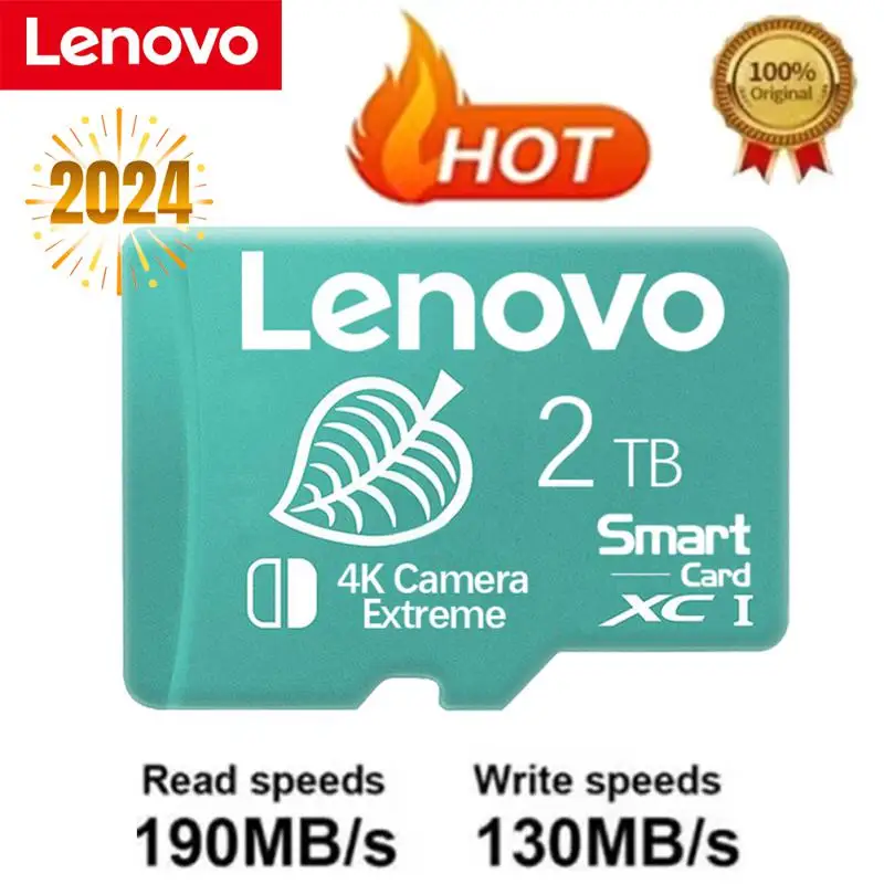 Lenovo 2TB Memory Card 128GB Class 10 V60 TF Card 1TB Mini SD Card 512GB High Speed Micro TF SD Card 256GB For Nintendo Switch