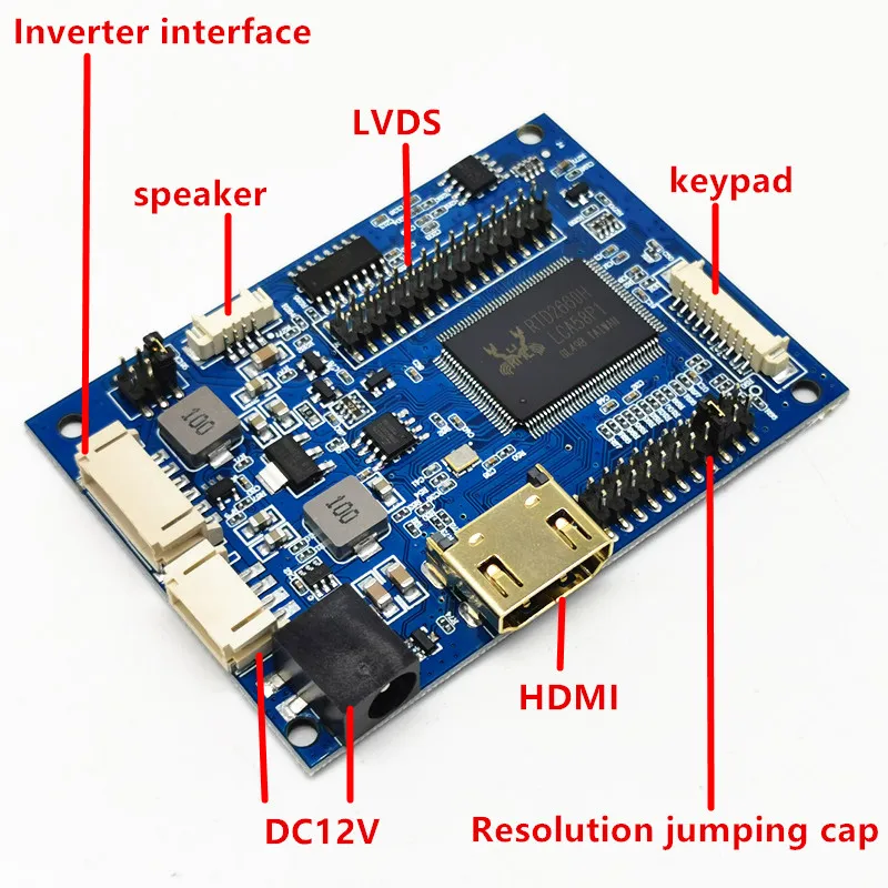 HDMI to LVDS 40pin LCD Controller Board kit for 18.4 inches LTM184HL01 1920*1080 LCD Panel LCD controller board DIY kits