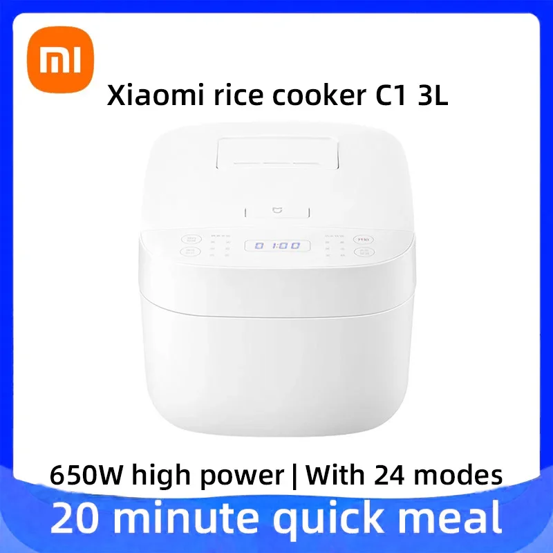 

Xiaomi Mijia Electric Rice Cooker C1 Adjustable Kitchen Appliance 3L Multifunction 2~4 People Home Rice Cooker