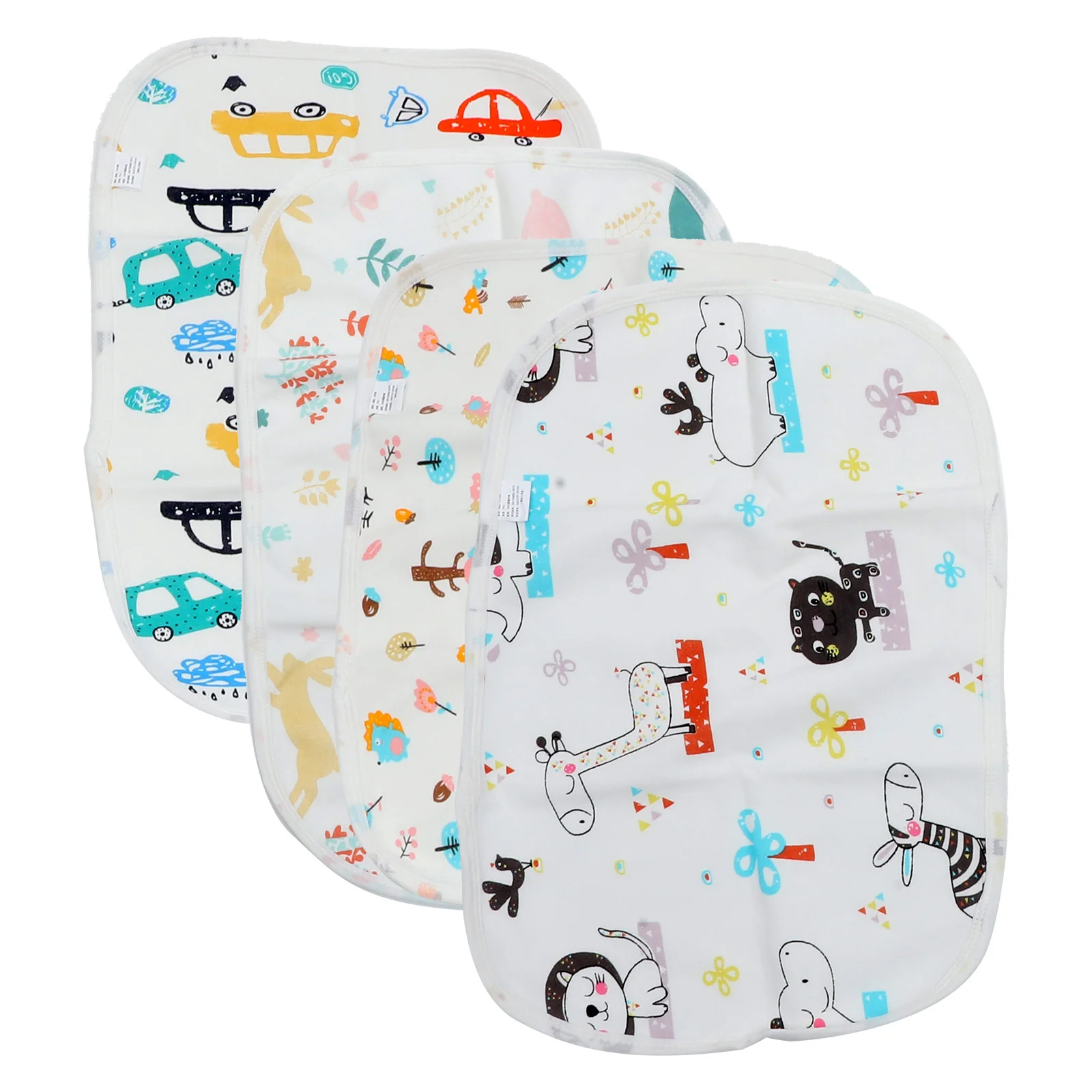 

4 PCS Pee Mattress Waterproof Diaper Baby Crib Sheets Matress Toddler Changing Pad Infant Bed Car