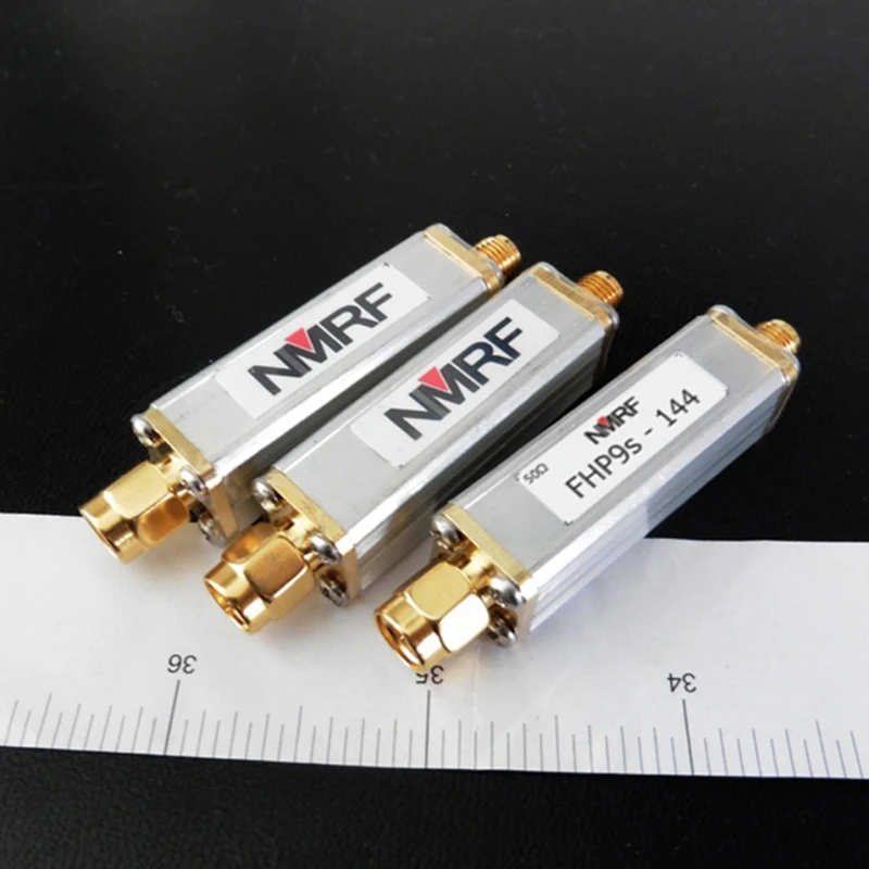 FHP9s-144 144MHz High Pass Filter - RF Coaxialed LC Filter with SMA Connector and 5Ohm Impedance Enhances Transmission