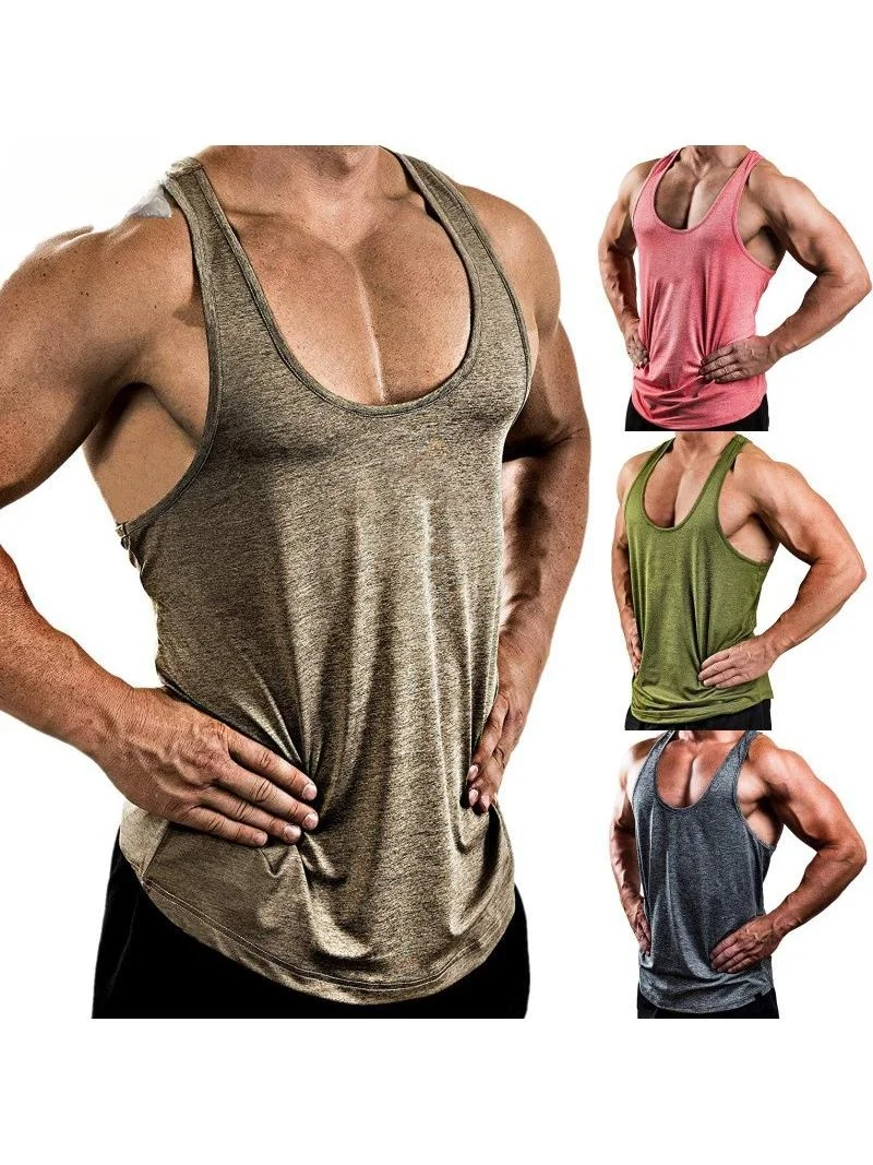 

Men's Color V-Ne Svel T-irt Qui Dry Vest Pure Color Battle Five Color Vest Outdoor Cam Travel Gear