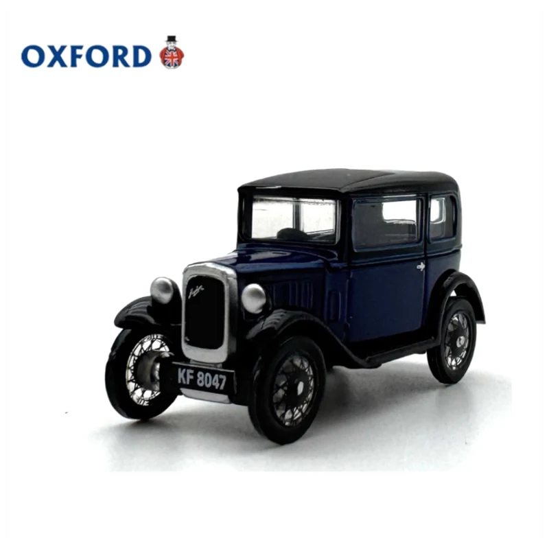 OXFORD Diecast 1:76 Scale Austin 7RN Alloy Vintage Car Model Finished Product Simulation Toys Gifts Static Model Display