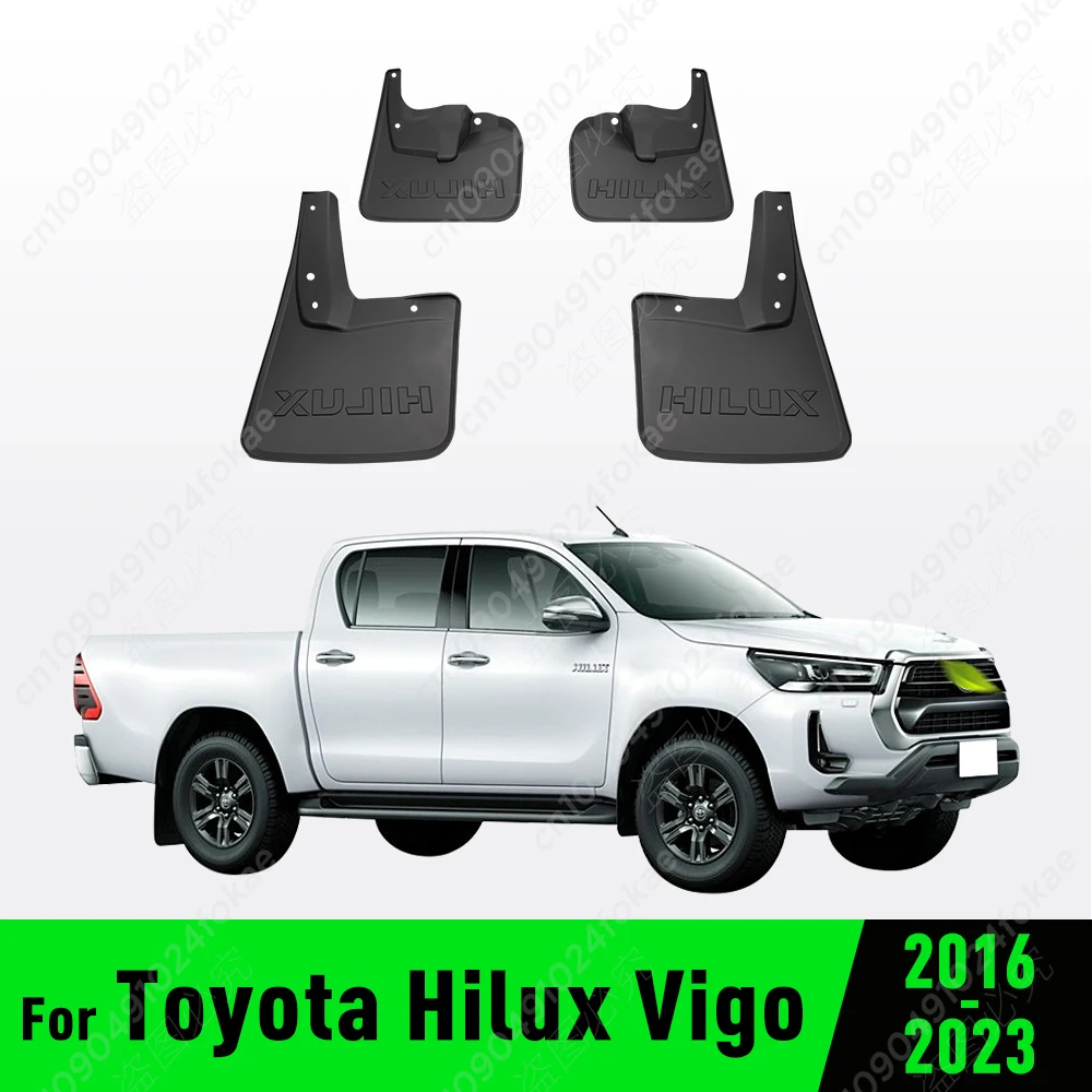 

For Toyota Hilux Vigo 2016 2017 2018 2019 2020 2021 2022 2023 Fender Mudguard Mud Flaps Guard Splash Flap Mudguards Car Accessor