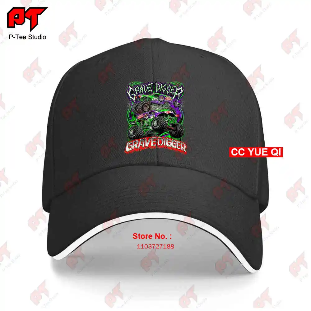 Monster Jam Monster Truck Grave Digger Baseball Caps Truck Cap 23PE