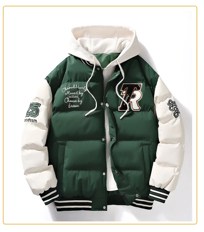 2026 Winter New High Quality Cotton-padded Jacket Men's Women's Large Street Clothing Cotton-padded Jacket Men's Coat Clothing