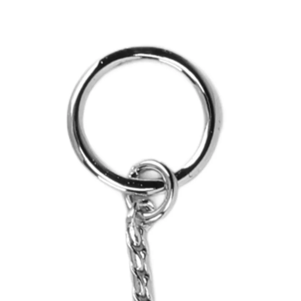 Metal Craft Dog Choke Chain Adjustable Size Round Link Pet Training Chain Solid Alloy Silver Snake Chain Behavior Correction