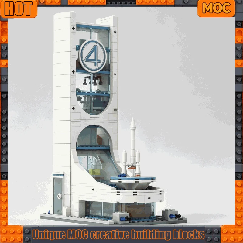 NEW 558PCS Hero Team Headquarters Building Model Custom Puzzle Building Blocks Set DIY Assembly Architecture Display Toy Gifts