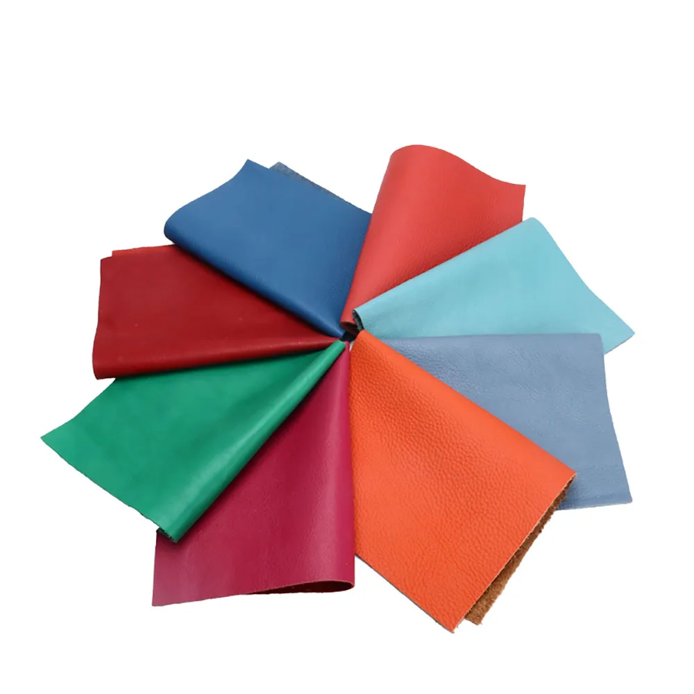 Koelederen snijbovenkant voor handgemaakte DHZ, Massief lederen tas, Sofa stof, Meerdere kleuren beschikbaar, 20x30cm