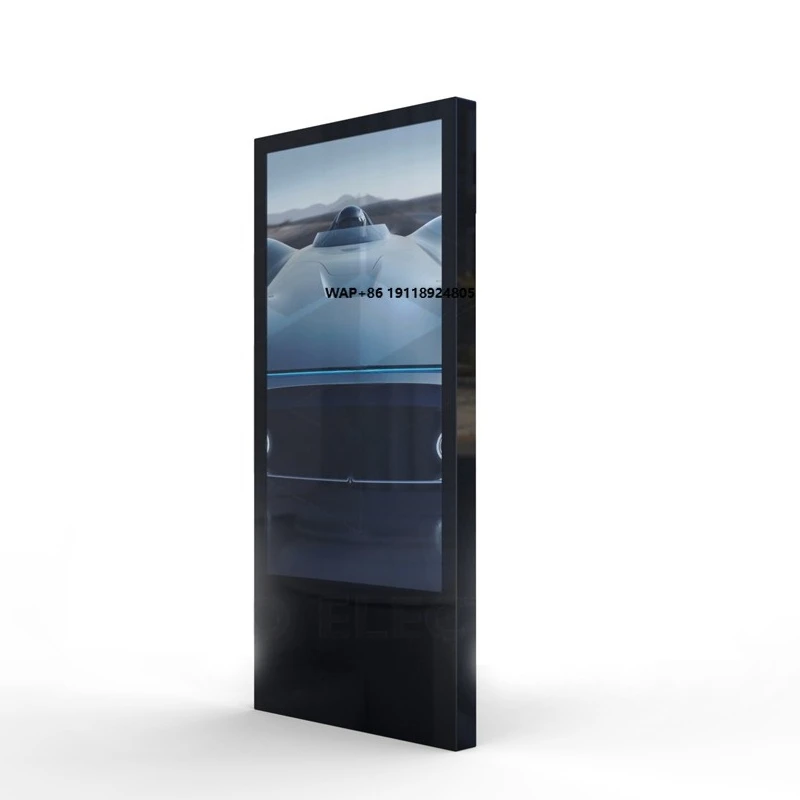 

Ultrathin Advertising Kiosk Outdoor Screen Digital Signage Player Street Light Digital Signage