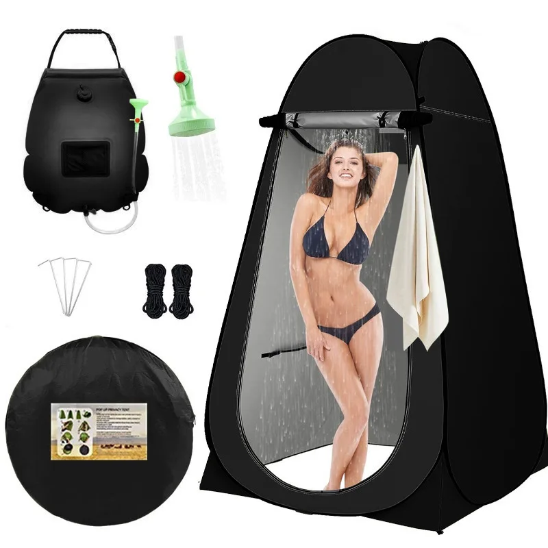 

Outdoor Bathing Tent Shower Bag Water-Spending Bag Combination Self Driving Car Camping Dressing Tent Solar Water Spending Bag