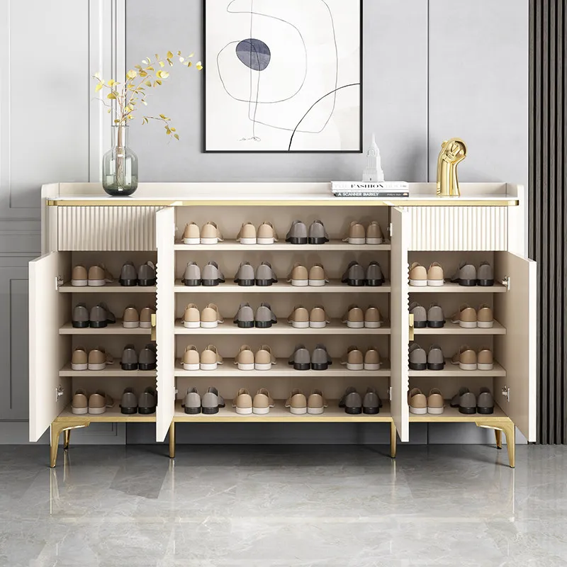 Slippers Organizer Shoe Cabinet Entrance Hall Vertical Space Saving Shoe Shelf Modern Designer Archivadores Salon Furniture