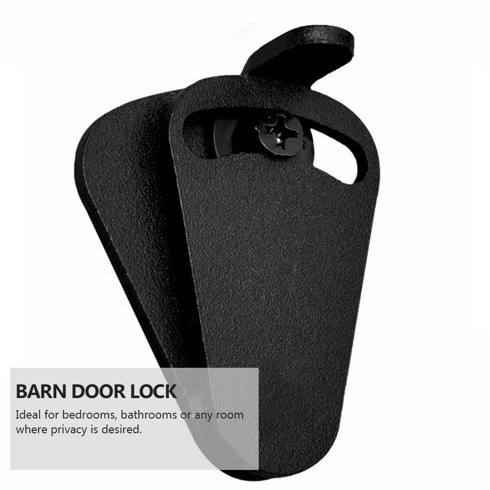 

13Pcs Barn Door Lock Sliding Wood Latch Privacy Lock High Temperature Coated Steel Rolling Wood Latch for Sliding