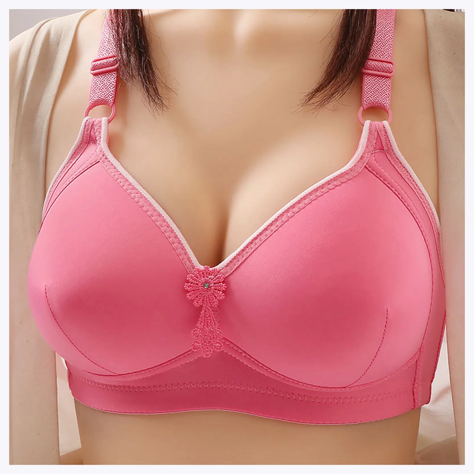 

Women's Full Coverage Nursing Bras Padded Lift Push Up Bra Christmas Thanksgiving Birthday Gift