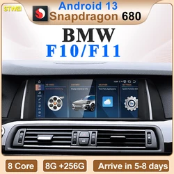 STWEI New ID6ID7 ID8 Android 13 Qualcomm680 Snapdragon6225 8GB 256GB 10.25inch For BMW 5Series F10 F11 Car Wireless CarPlay AUTO