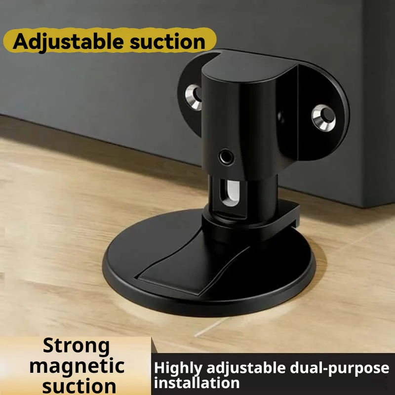 for Bedroom Bathroom Home Safety: New Upgraded Heavy Duty Magnetic Punch-Free Hidden Floor Door Stop Bumper Stopper