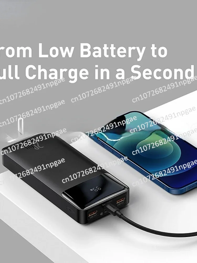 Power Bank 30000mah Large Capacity 20W Fast Charging Mobile Power Supply for  Iphone Portable PD Flash Charging