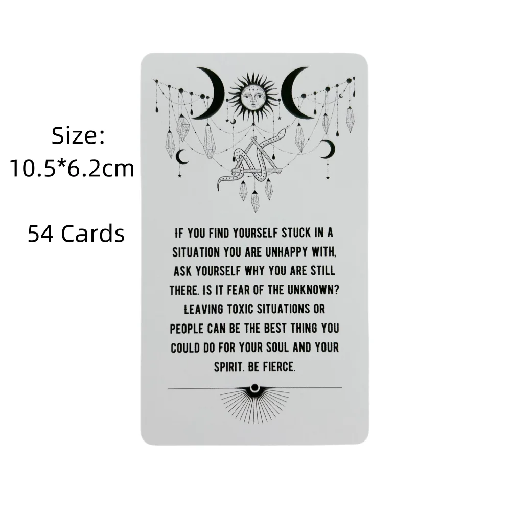 Spirit Messages Oracle Cards Divination Deck English Vision Edition Tarot Board Playing Game For Party