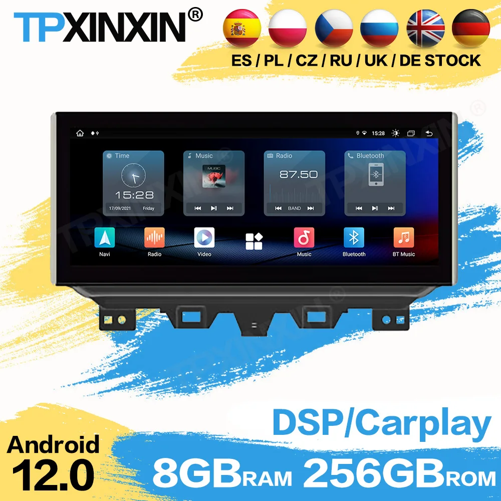 12.3 Inch Multimedia Car Radio Automotive Stereo Receiver Android For Hyundai Tucson 2019 2020 GPS Navigation Screen Head Unit