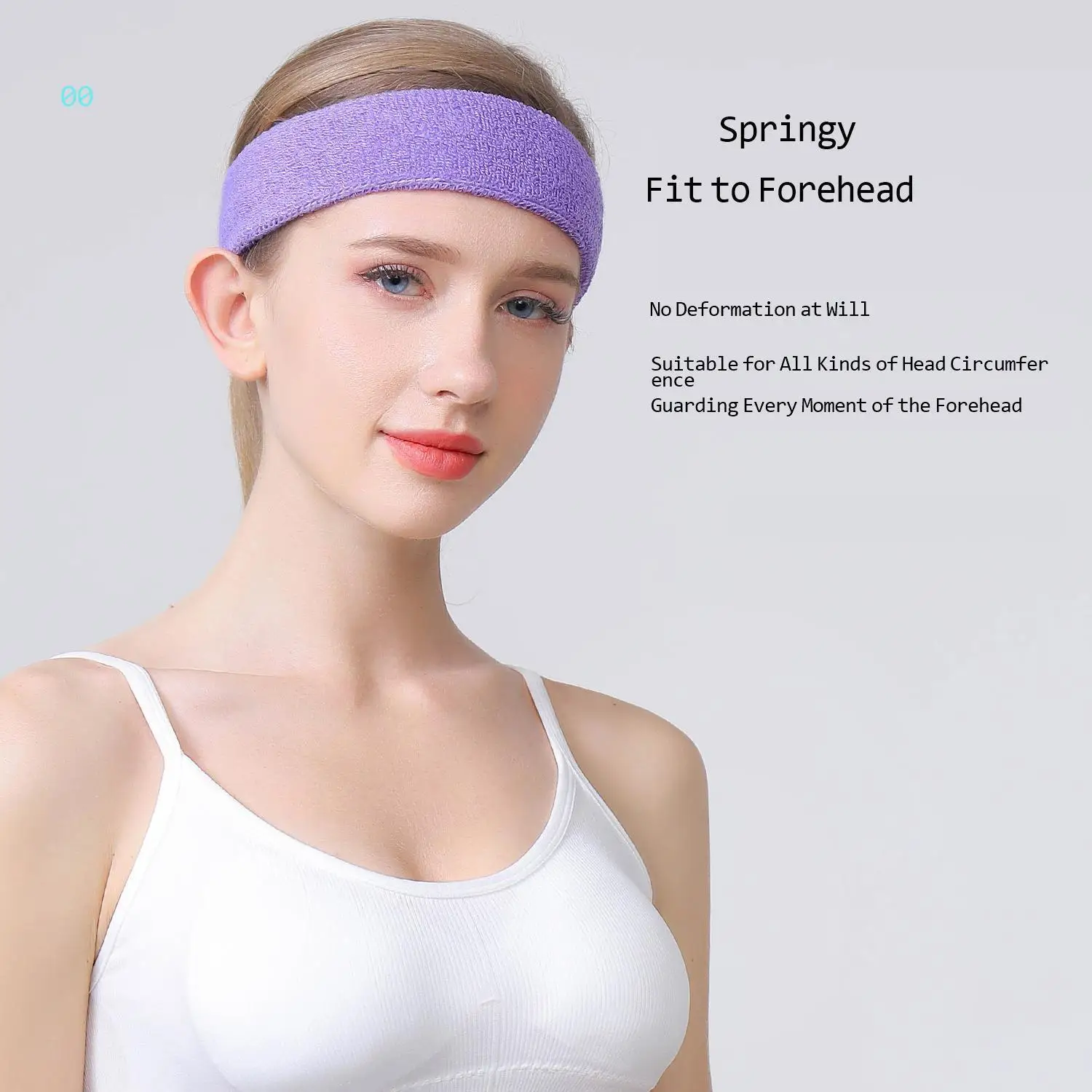 New men's and women's sports sweatband breathable running headband sweatband yoga fitness headband head protection headband