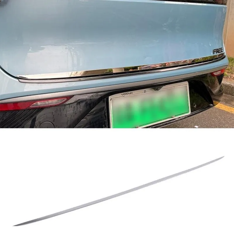 Rear Trunk Lid Cover Tailgate Trim Door Handle Molding Boot Garnish Bezel For Dongfeng Voyah Free 2021 2022 2023 Accessories