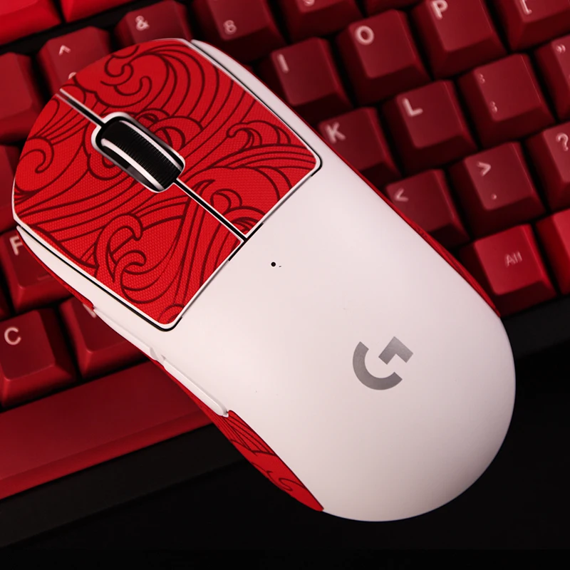 Esports Tiger Gaming Mouse Grip Tape, adesivos laterais da pele, resistente ao suor para Logitech G PRO X Superlight sem fio, GPW