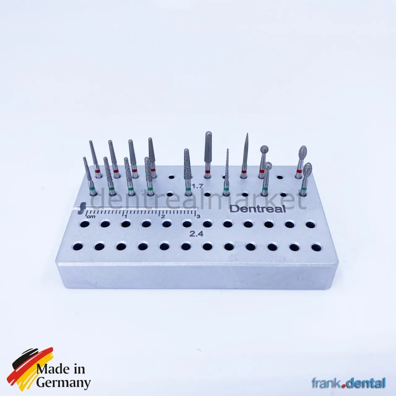 Frank Dental Veneer Crown Preparation Burs kit - FD1356 Dental Diamond Burs Kit