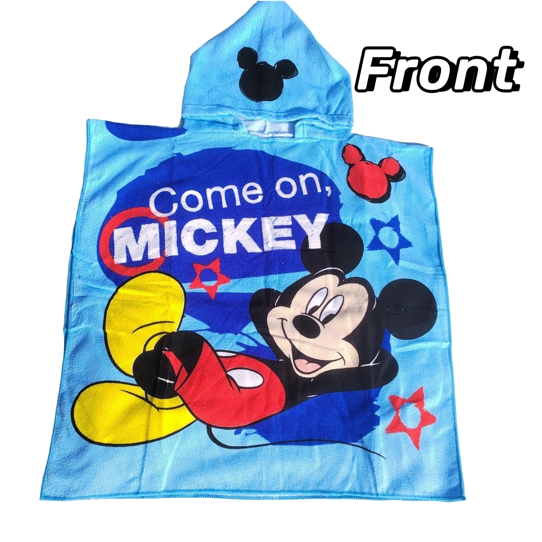 Miniso Mickey Mouse Baby Pajamas A hooded Girl Baby Boy Pajamas Minnie Mouse Girl Kigurumi Pajamas Bat Sleeve bathrobe Cape