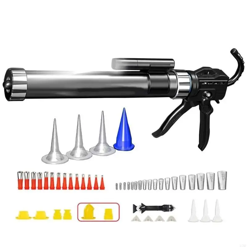 

37MF 600ml Silicone Press Guns Cartridges and Sausage Sealant Guns for Home Renovations and Construction Tasks