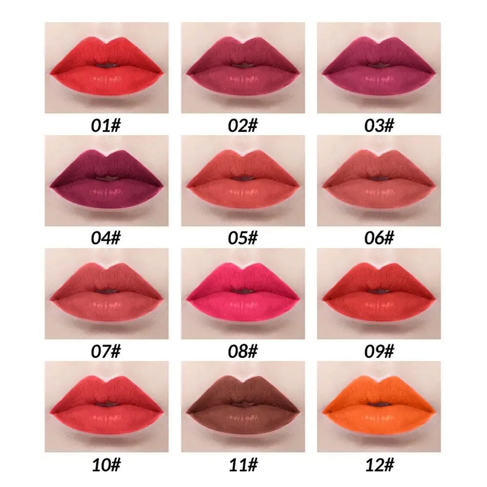 Matita per labbra opaca di lusso a lunga durata Contorno perfetto Riempimento Trucco liscio Lipliner Matita per rossetto rimpolpante impermeabile