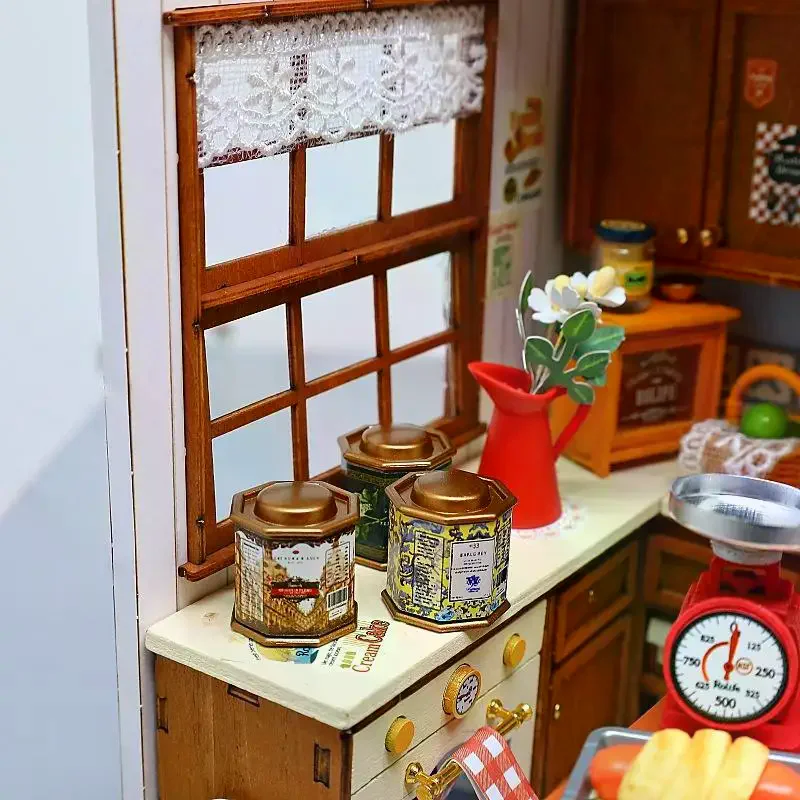 1 szt. 1:12 Domek dla lalek Puszka na kawę Puszka na herbatę Model Symulacja Element Dekoracyjny Miniaturowe Zabawki 16mm Akcesoria Meblowe do Domku dla Lalek