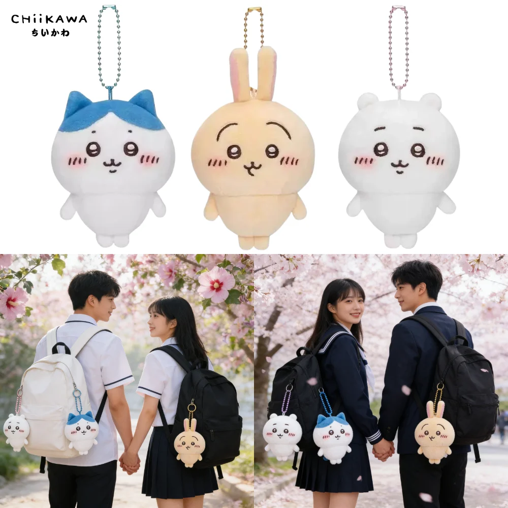 

3pcs Hot Kawaii Chiikawa Plush Doll | Anime Cute Hachiware Cartoon Bag Pendant Keychain Doll | Pendant Toys Birthday Present
