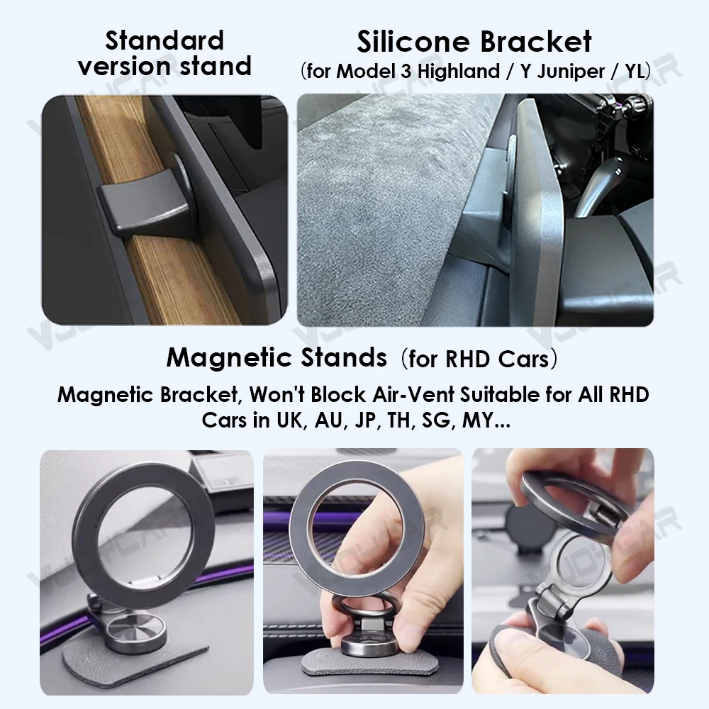 Für Tesla New Gen 2 9,6 Zoll Instrumentenanzeige Modell Y 3 YL Totwinkel-Warnung OTA-Update Neues Modell 3 Neues Y Juniper Armaturenbrett – Detail 4