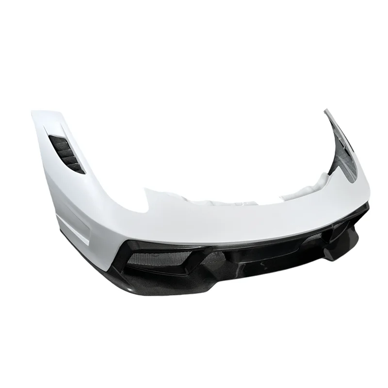 

For Ferrari 458 Upgrade Half Carbon Fiber Body Kit Ferrari 458 V-style Front Rear Bumper