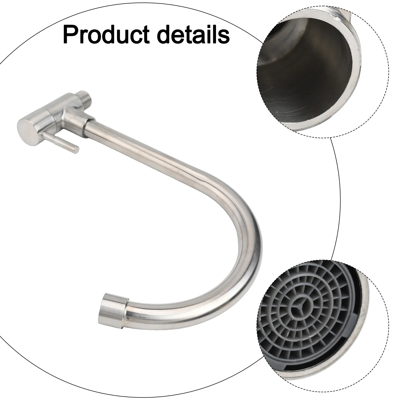 

Single Lever Faucet Stainless Steel Faucet Easy Installation Kitchen Faucet Easy DIY Installation Family Friendly Design