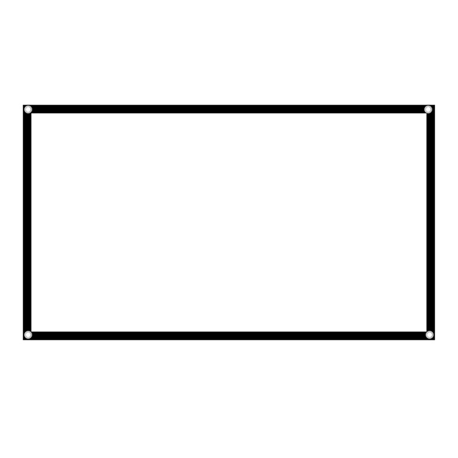 HD Movie Screen High Contrast Projection Screen Portable Projector Screen for Home  Liveingroom Bedroom for Kids Adults