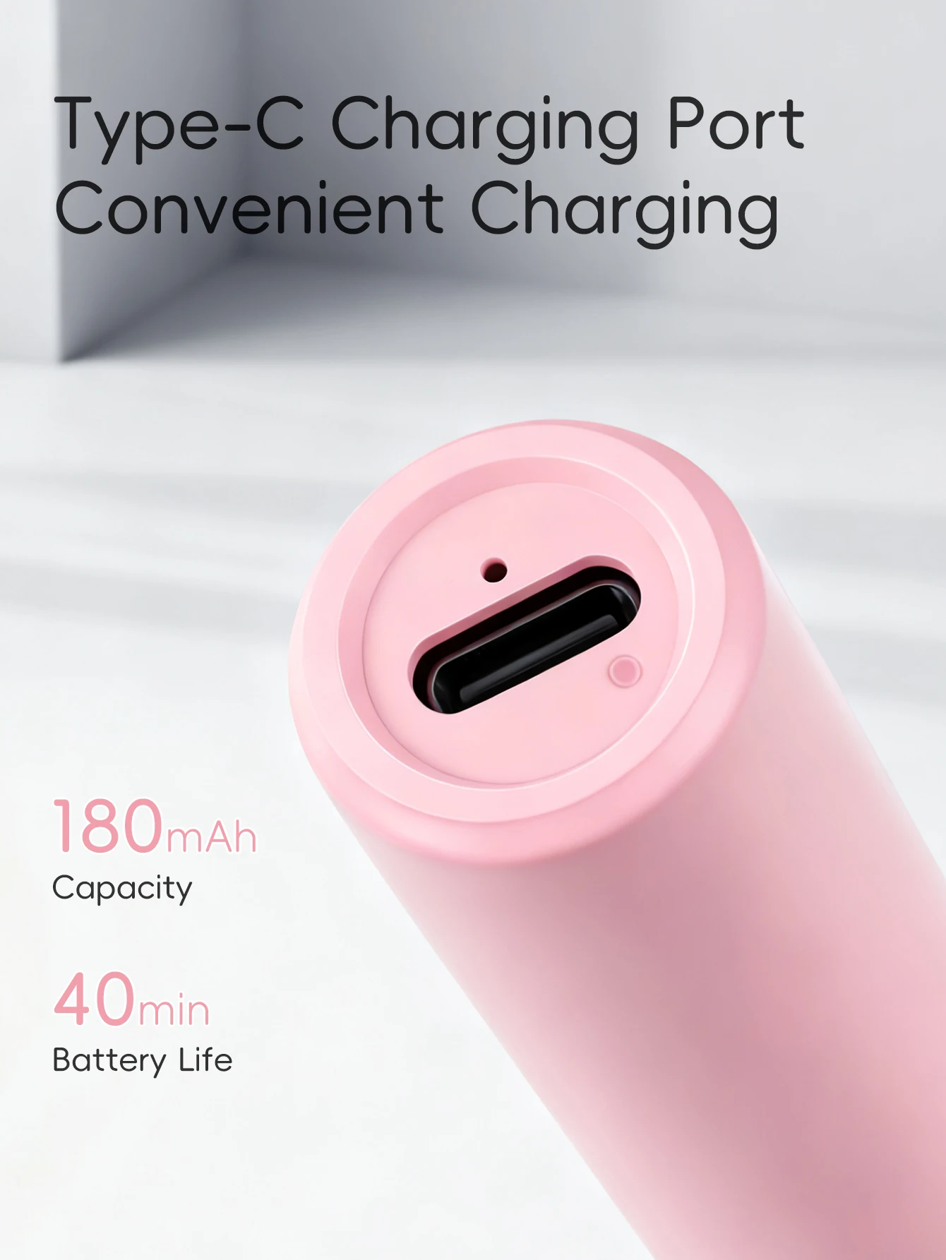 1Pc Pink On-Screen Display Handheld Nail Art UV Lamp For Gel Nails, Mini Nail Light, Portable LED Nail Lamp, USB Nail Dryer