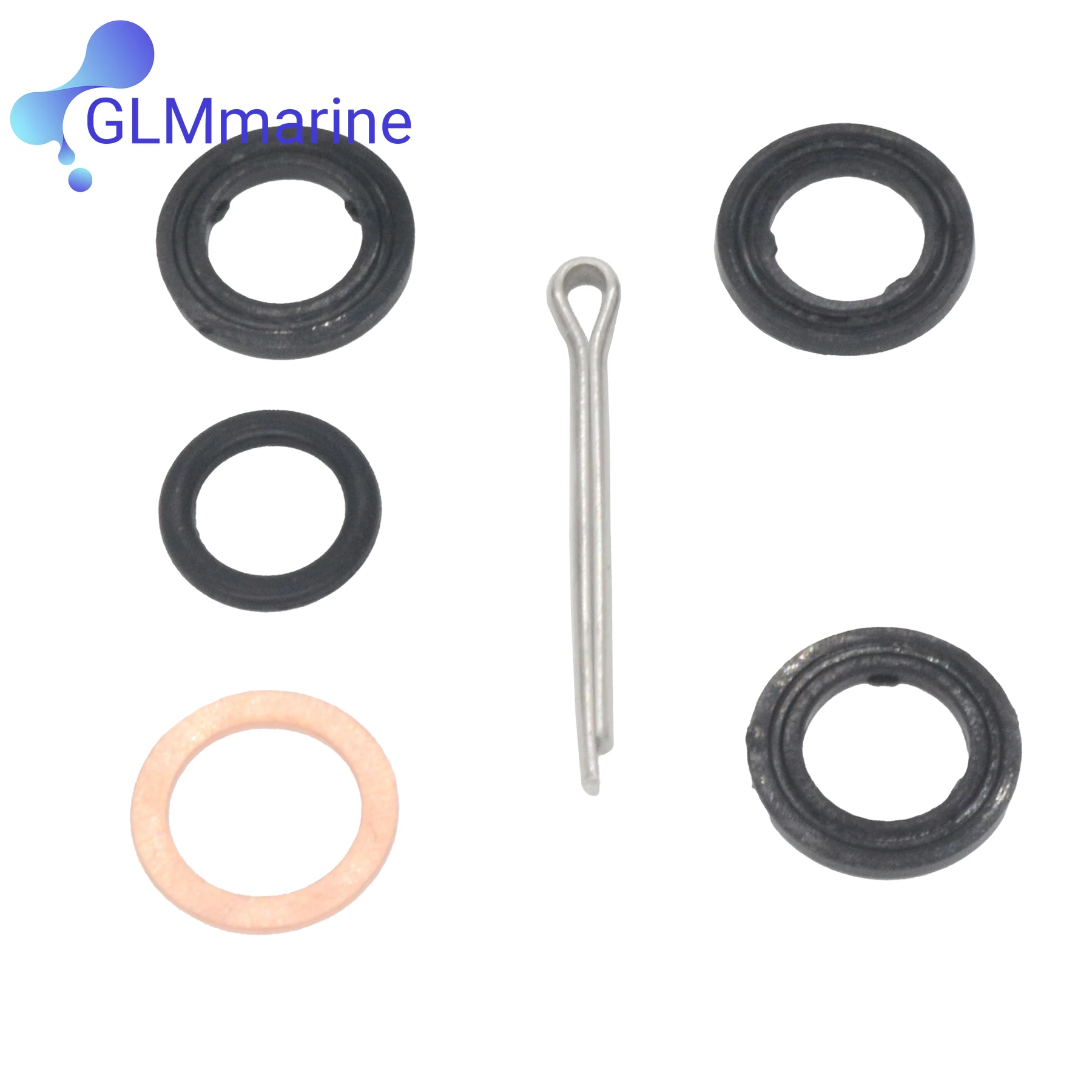 Suzuki Outboard Oil & Gear Drain Plug Gasket 09168-10022 09168-12017 Seal Kit Propeller Nut Cotter Pin 09204-02004