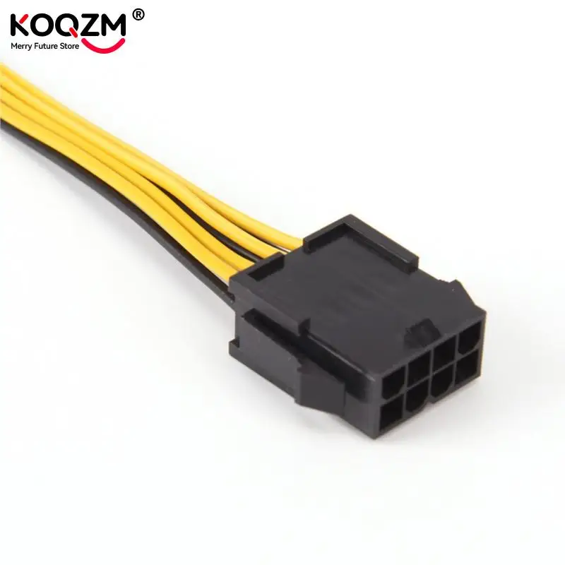 19Cm 8 Pin Naar 8 Pin Atx Eps Man-vrouw Power Extension Psu Moederbord Power Extension Adapter Kabel