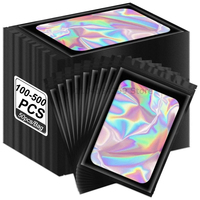 Ziplock Bags 100PCS Holographic Bag Zip Lock Gift Bags Plastic Iridescent Storage Zip Packaging Bags for Earrings Jewelry