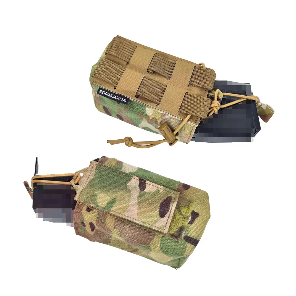 Tattico Outdoor SS Style SPUD Pouch Molle Sundries Bag Cintura da caccia multifunzionale separabile Doppio 5.56 545 Bag Camouflage