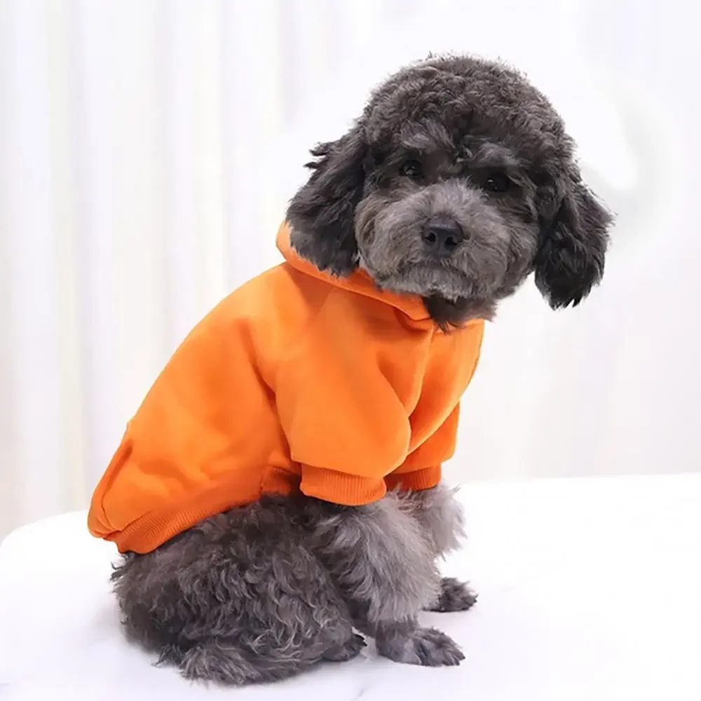 Winter-Hoodie-Sweatshirt-Jacke für kleine und mittelgroße Hunde, Haustiermantel, Welpenkleidung, Chihuahua-Kostüm, Bulldoggen-Kostüm, Welpen-Haustier-Herbstbekleidung – Detail 10
