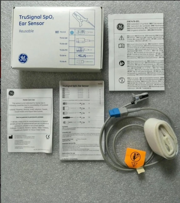 GE Original Datex-Ohmeda SpO2 Ear Sensor Reusable REF: TS-E-D