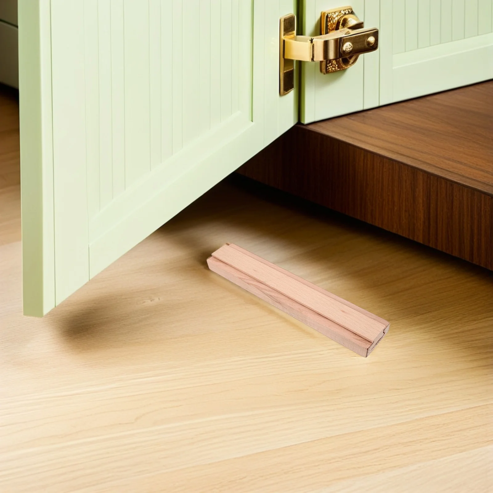 

2Pcs Wood Drawer Slides Replacement Strong Load Capacity Wooden Rail for Dressers Kitchen Furniture Smooth Silent Operation