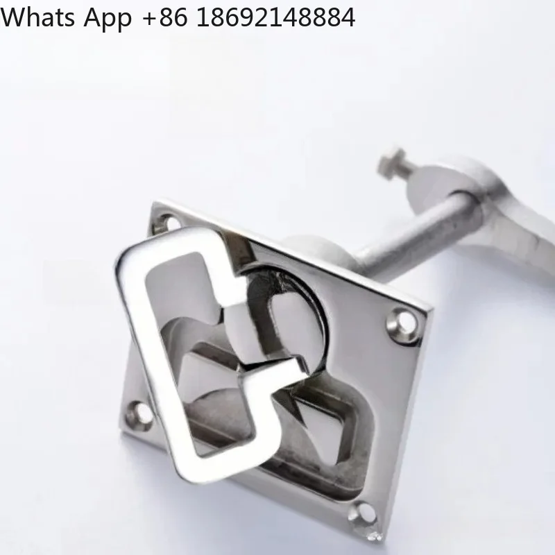 Square Floor Lock for Yacht Hardware Accessories 316 Stainless Steel Square Floor Buckle