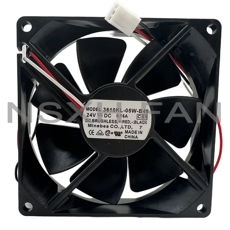 Ventilador 3610KL-05W-B49, DC 24V, 9225, Novo