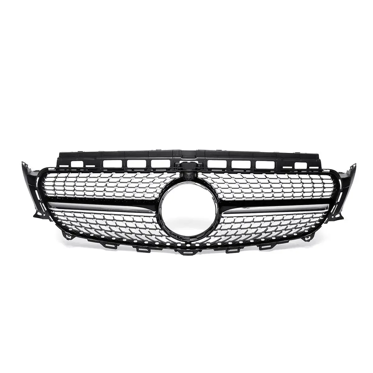 Diamond/GTR Style Car Front Upper Grill Grille For Mercedes For Benz W213 E200 E300 E400 E43 AMG 2016-2018 Racing Grill Radiator