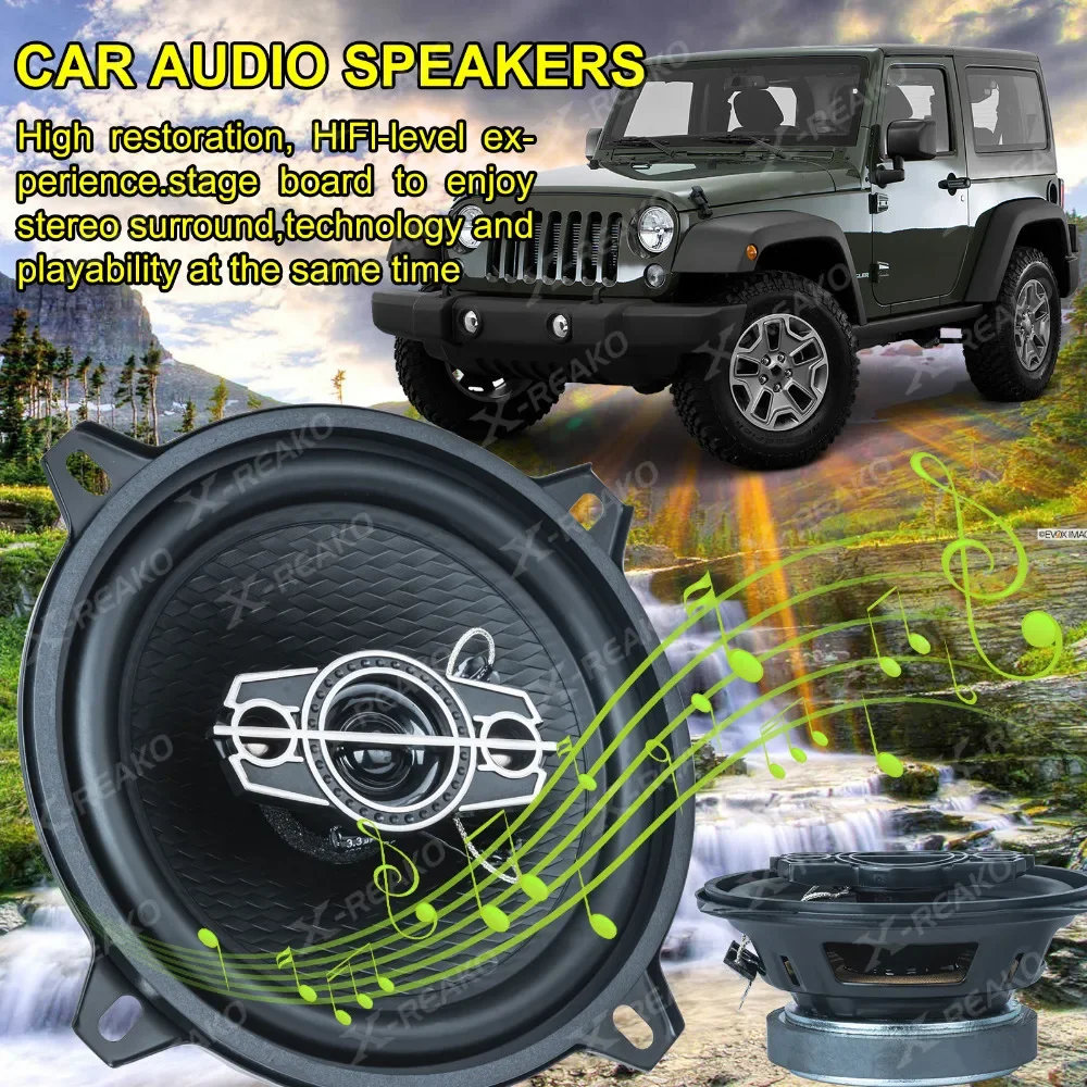 5inch 95W Car Coaxial Speaker TS-A1386F Universal Music Stereo High Noise Reduction Full Range Frequency Auto Loud Speakers