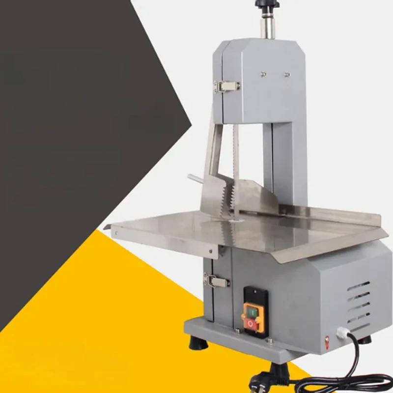 Vertical Movable Table Electric Bone Saw Machine 1100W Meat Bone Saw Cutting Machine Chicken Beef Frozen Bone Sawing Machine