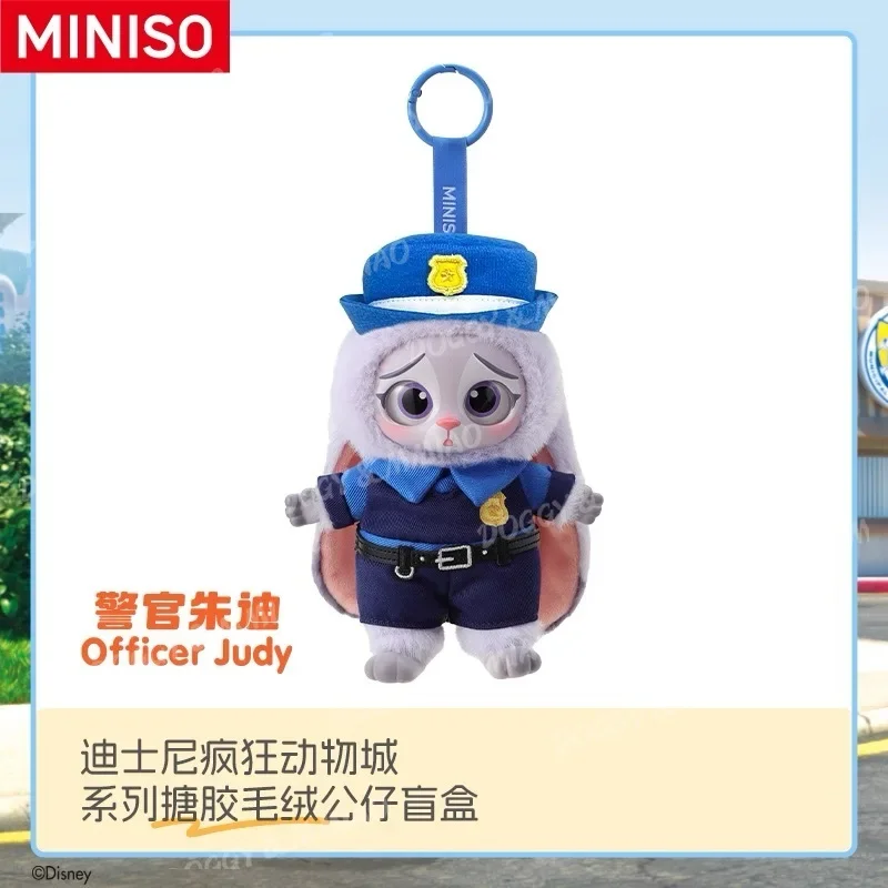 En Stock, caja ciega MINISO Judy Nick, caja ciega esmaltada, la serie FILM REVO de JUDY HOPP, figura de acción, modelo coleccionable